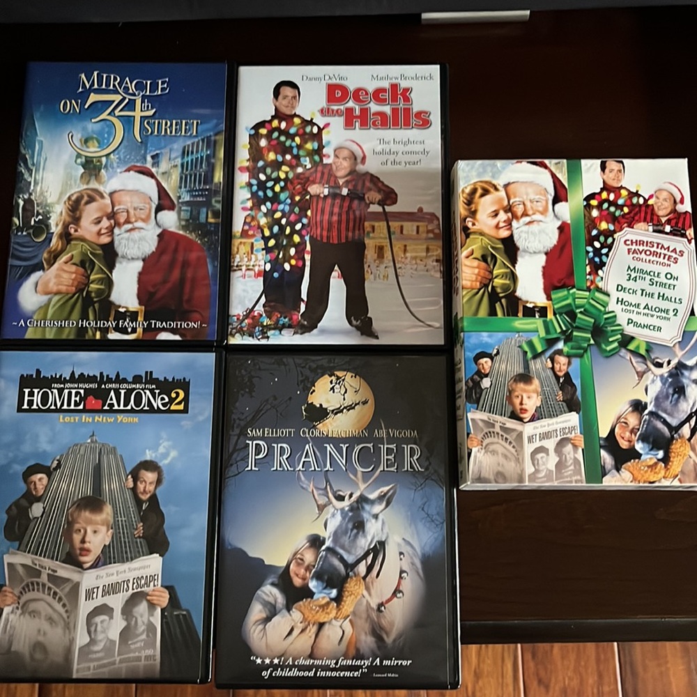 Holidays Collection: Miracle on 34th St, Deck the Halls, Home Alone 2, Prancer